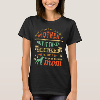 Camiseta Ponteiro de Baixo Alemão Bonito Mãe Pet Mãe SPG