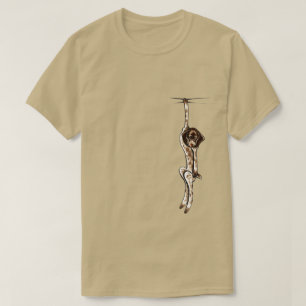 Camiseta Ponteiro de cabelos curtos alemão Clingy