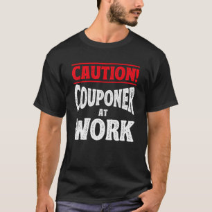 Camiseta Ponteiro De Cuidado No Acoplamento Do Couponer De 