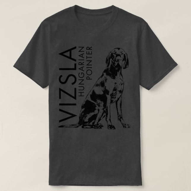Camiseta Ponteiro Vizsla Húngaro (2) (Frente do Design)