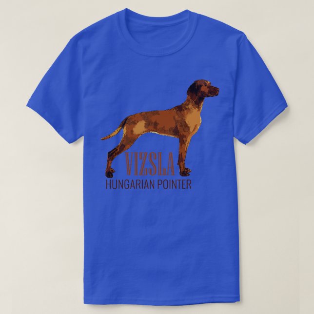 Camiseta Ponteiro Vizsla Húngaro (3) (Frente do Design)