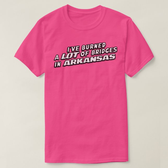 Camiseta Pontes queimadas na saia da arca (Frente do Design)