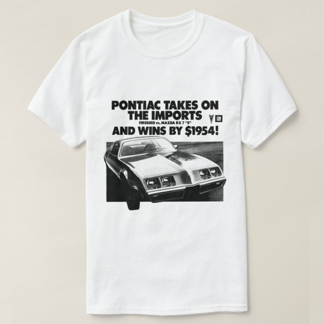 Camiseta Pontiac assume as importações Smokey e o bandido (Frente do Design)