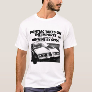 Camiseta Pontiac assume as importações Smokey e o bandido