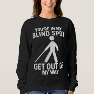 Camiseta Ponto Cego Saia Da Minha Frente cego