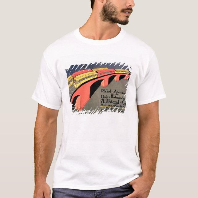 Camiseta 'Ponto de coleta para a estrada de ferro excedente (Frente)