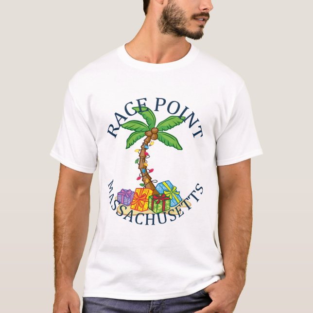 Camiseta Ponto de Corrida de Verão - Massachusetts (Frente)