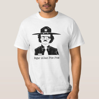 Camiseta Ponto de entrada de Edgar Allan Poe (preto no