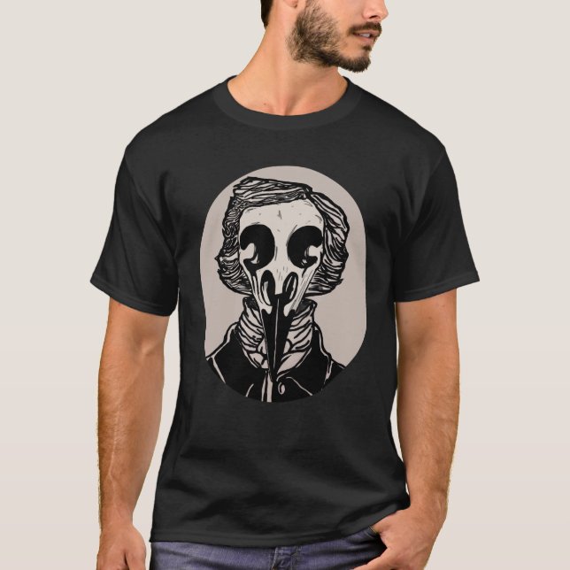 Camiseta Ponto de entrada do corvo de Edgar (Frente)