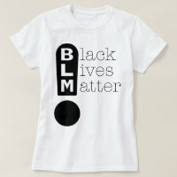 Ponto de exclamação BLM que suporta a matéria de v