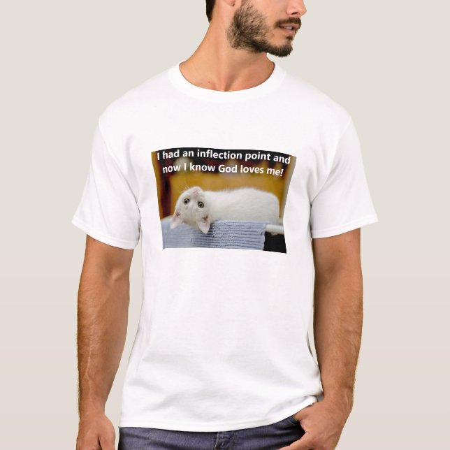 Camiseta Ponto de Inflexão (luz) (Frente)