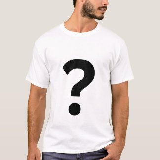 Camiseta Ponto de interrogação?