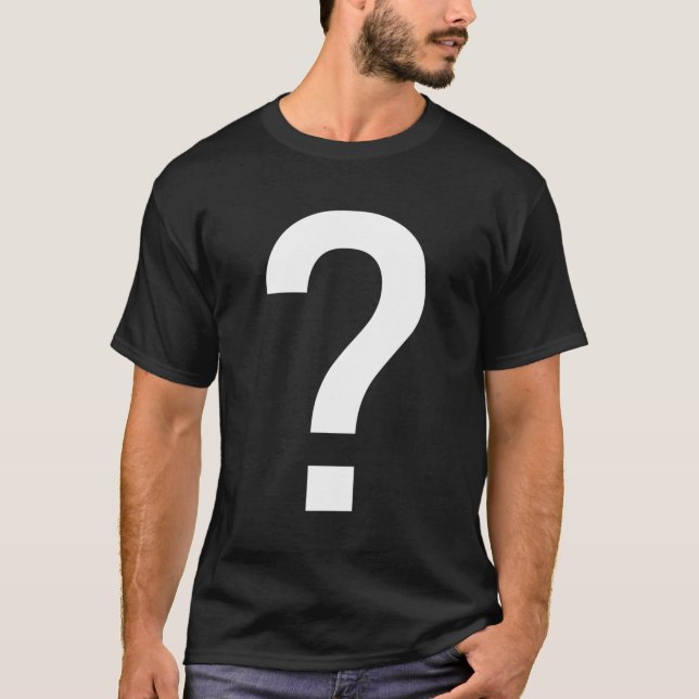 Camiseta Ponto de interrogação (Frente)
