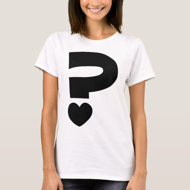 Camiseta Ponto de interrogação (Frente)