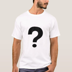 Camiseta Ponto de interrogação