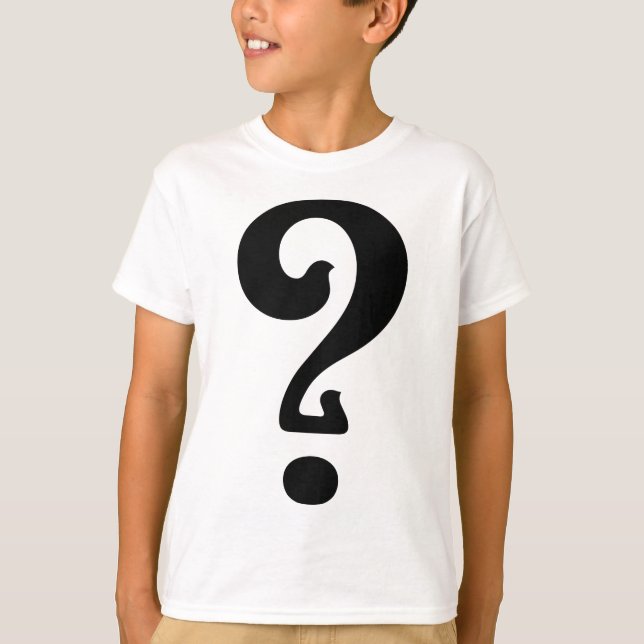 Camiseta Ponto de interrogação Art Nouveau (Frente)