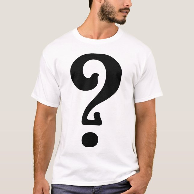 Camiseta Ponto de interrogação Art Nouveau (Frente)