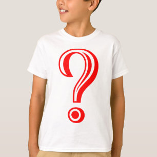Camiseta Ponto de interrogação cinzelado