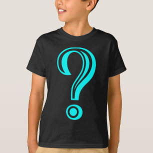 Camiseta Ponto de interrogação cinzelado