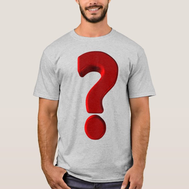 Camiseta Ponto de interrogação T Shirt (Frente)