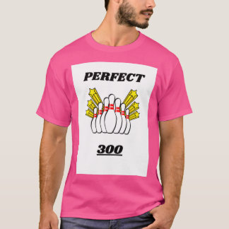 Camiseta PONTO DE PERFECÇÃO DA DESIGN DE boliche 300 T