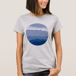 Camiseta Ponto de sol azul #2