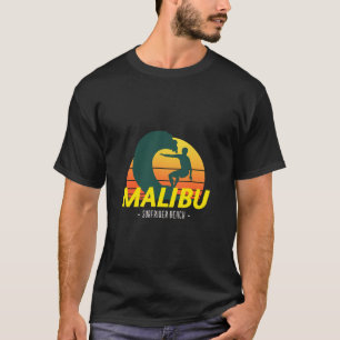 Camiseta Ponto de surfe na praia de Malibu