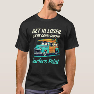 Camiseta Ponto de Surfistas Surf California Garota Mulheres