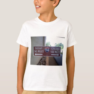 Camiseta Ponto incompleto, Detroit Chicago