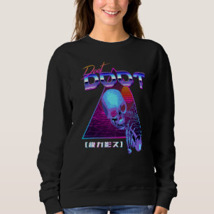 Camiseta Ponto Ponto Ponto Skeltal Synthwave Retro Meme Str