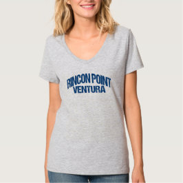 Camiseta Ponto Rincon Ventura Califórnia Onda de Surf Retrô