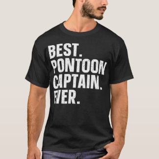 Camiseta Pontoon Boat Captain Art For Lake Pontooning Lover