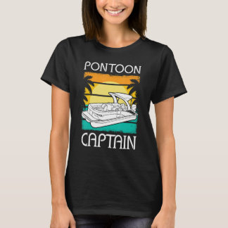 Camiseta Pontoon Boat Captain Motorboating Pontooning Boati