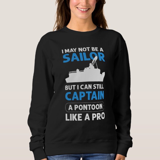 Camiseta Pontoon Boating Pontoon Boat Captain (Frente)