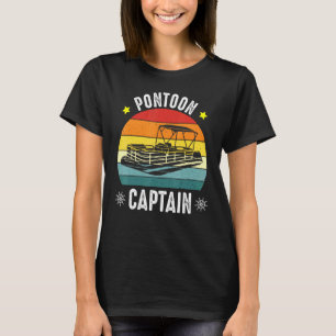 Camiseta Pontoon Capitão Barco Barco Capitão Armário