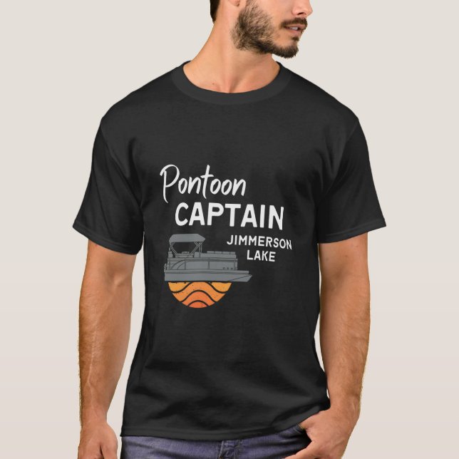 Camiseta Pontoon Captain Jimmerson Lake (Frente)