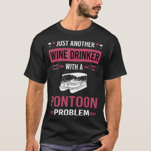Camiseta Pontoon de Bebedeira de Vinho