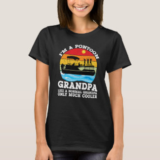 Camiseta Pontoon Grandpa Pontoon Capitão Lago Barco