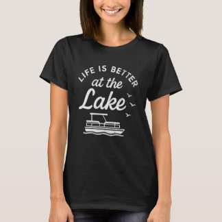 Camiseta Pontoon Life is Better at The Lake Graphic