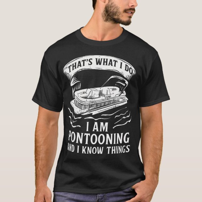 Camiseta Pontoon Pontooning Toon Pantoon Pontoon Boat Lake (Frente)