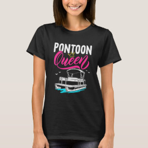 Camiseta Pontoon Queen Cute Pontoon Boat Girls 3