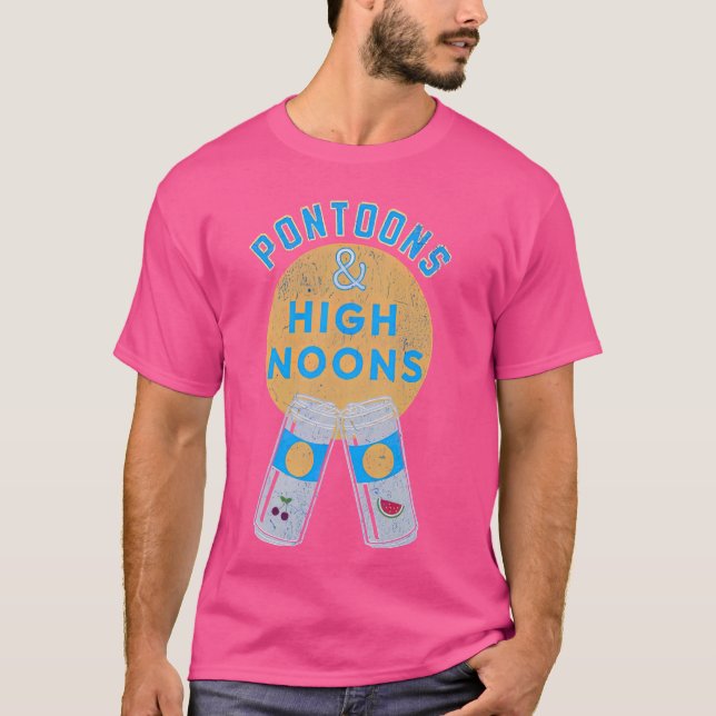Camiseta Pontoons e High Noons Girls Trip Lake (Frente)