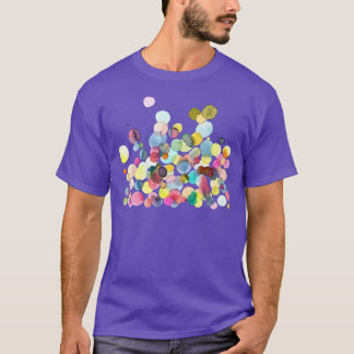 Camiseta Pontos de Aquarela Coloridos