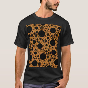 Camiseta Pontos de bolhas espaciais - Bronze