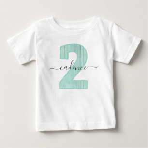 Camiseta Pontos de Bolinhas Menta Nome Personalizado Festa 
