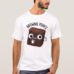 Camiseta Pontos de Brownie Piada de Lanche Divertida