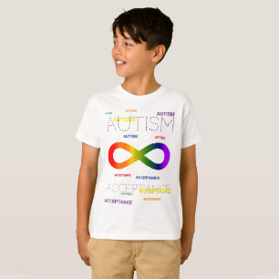 Camiseta Pontos de infinito Aceitação do Autismo