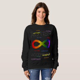 Camiseta Pontos de infinito Aceitação do Autismo escuro