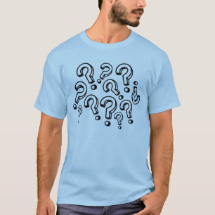 Camiseta Pontos de interrogação