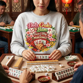 Camiseta Pontos de Mahjong, Rachaduras e Bam